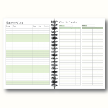 2025–2026 Dated Teacher Planner | A4 Size Affordable