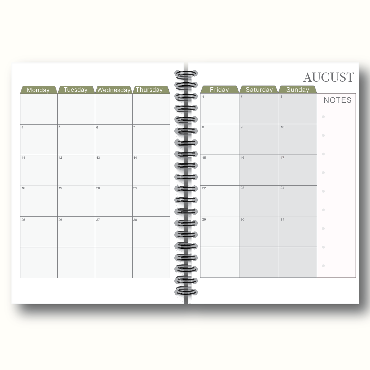 2025–2026 Dated Teacher Planner | A4 Size Affordable