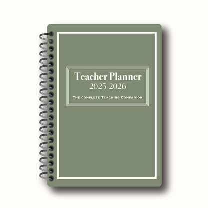 2025–2026 Dated Teacher Planner | A4 Size Affordable