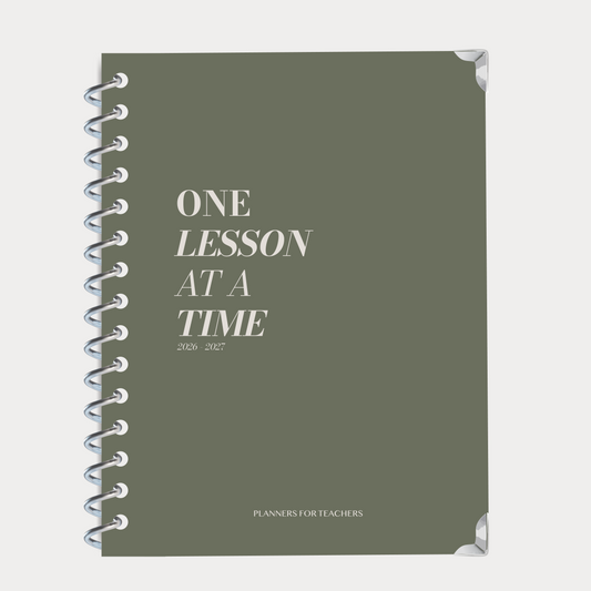 2026-2027 Teacher Planner - Olive Edition