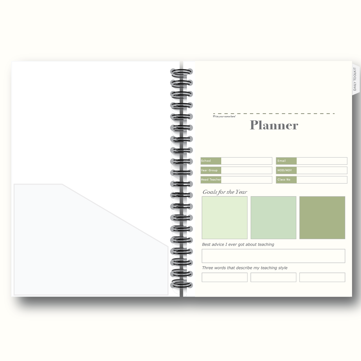 2025–2026 Dated Teacher Planner | A4 Size Affordable