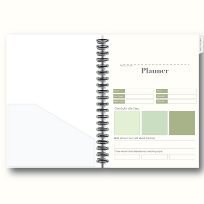 2025–2026 Dated Teacher Planner | A4 Size Affordable