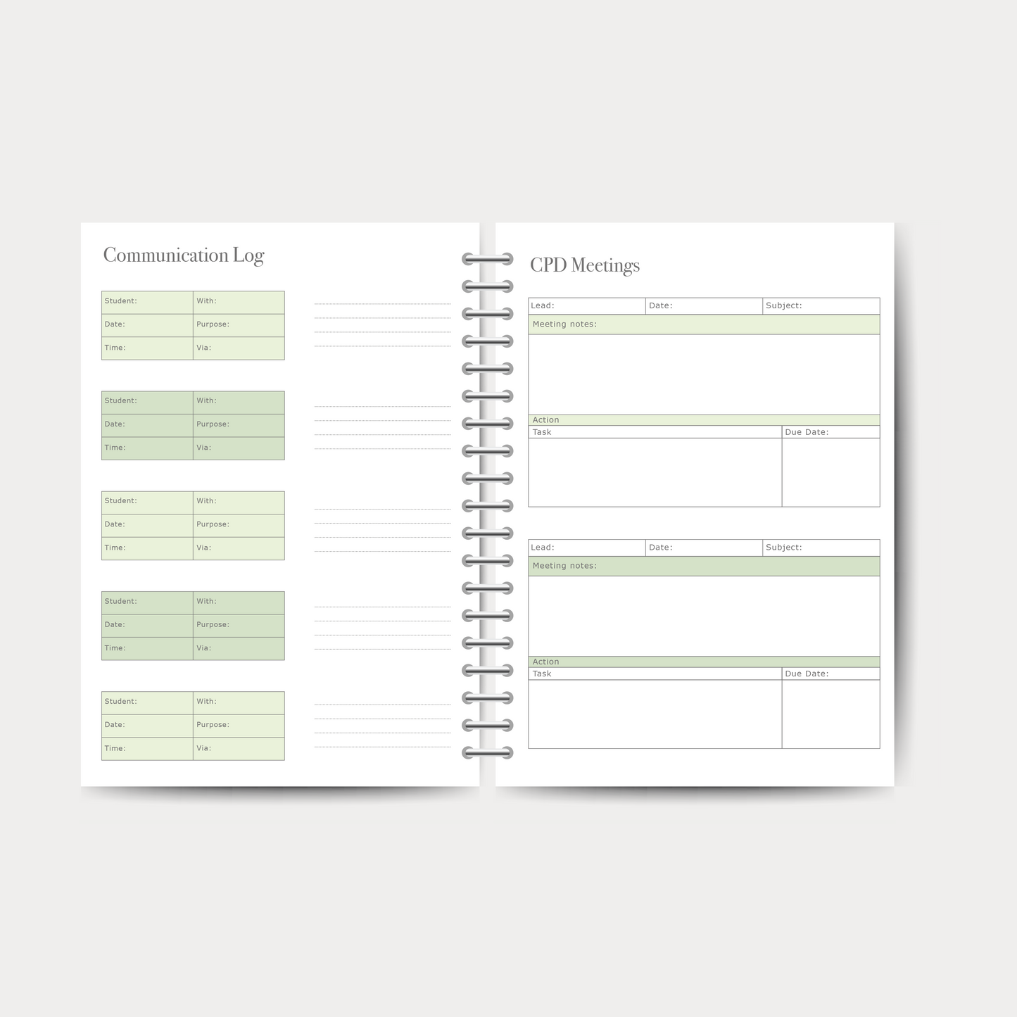 2026-2027 Teacher Planner - Cocoa Edition