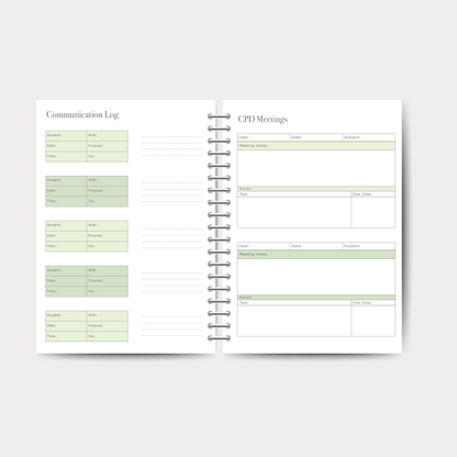 2026-2027 Teacher Planner - Cocoa Edition
